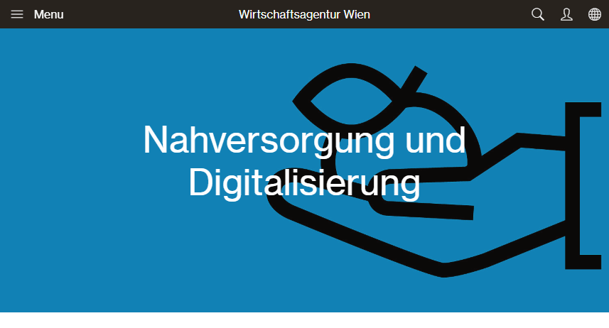 Website: Wirtschaftsagentur - Foerderungen Nahversorgung und Digitalisierung